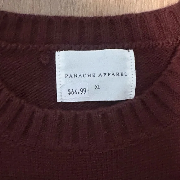 Women’s Burgundy “Wine Weather” Sweater XL - Picture 2 of 2